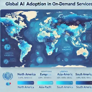 global AI adoption in on-demand services